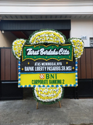 Papan Bunga Duka di Banyuresmi