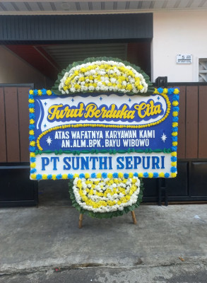 Papan Bunga Duka di Banyuresmi