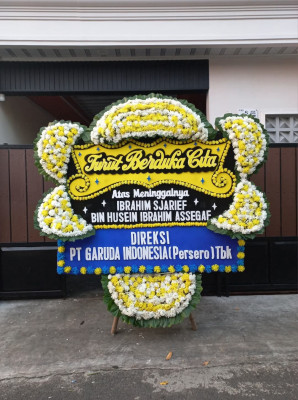 Papan Bunga Duka di Banyuresmi