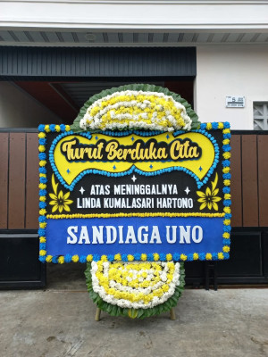 Papan Bunga Duka di Banyuresmi
